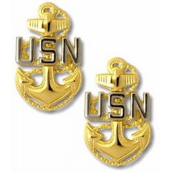 US Navy Chief E7 Collar Rank Insignia