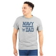 thumbnail image 1 of US Navy Dad Military Anchor Logo Men's Graphic T Shirt Tees Brisco Brands S, 1 of 5