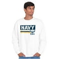 thumbnail image 1 of US Navy Eagle Anchor Logo Est 1775 Unisex Plus Size Sweatshirt Brisco Brands 5X, 1 of 5