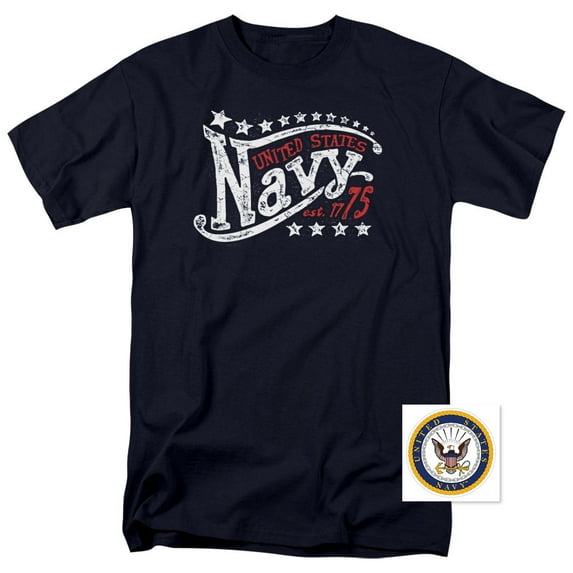 US Navy Established in 1775 Retro T Shirt & Exclusive Sticker