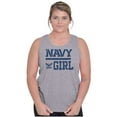 thumbnail image 1 of US Navy Girl Military Anchor Logo Tank Top Tee Shirt Women Brisco Brands S, 1 of 6