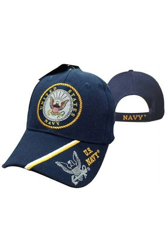 US Navy Hat Official Licensed Military Cap, Unisex Armed Forces Baseball Hat
