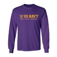 thumbnail image 1 of US Navy Honor Courage Commitment Adult Long Sleeve T-shirt, 1 of 3