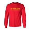 thumbnail image 1 of US Navy Honor Courage Commitment Adult Long Sleeve T-shirt, 1 of 3
