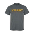 thumbnail image 1 of US Navy Honor Courage Commitment Adult Short Sleeve T-shirt, 1 of 4