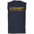 thumbnail image 1 of US Navy Honor Courage Commitment Adult Sleeveless Tee, 1 of 3
