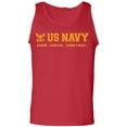 thumbnail image 1 of US Navy Honor Courage Commitment Adult Tank Top, 1 of 3