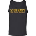 thumbnail image 1 of US Navy Honor Courage Commitment Adult Tank Top, 1 of 3