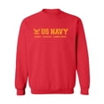 thumbnail image 1 of US Navy Honor Courage Commitment Crewneck Sweatshirt, 1 of 3