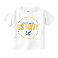 thumbnail image 1 of US Navy Logo Anchors Aweigh Est 1775 Toddler Boy Girl T Shirt Infant Toddler Brisco Brands 2T, 1 of 6