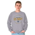 thumbnail image 1 of US Navy Logo Anchors Aweigh Est 1775 Unisex Plus Size Sweatshirt Brisco Brands 2X, 1 of 5