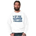 thumbnail image 1 of US Navy Logo Bro Defending Freedom Unisex Plus Size Sweatshirt Brisco Brands 2X, 1 of 4