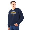 thumbnail image 1 of US Navy Logo My Daughter Hero Sailor Unisex Plus Size Sweatshirt Brisco Brands 2X, 1 of 5