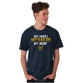 thumbnail image 1 of US Navy Logo My Mom Hero Sailor Unisex Plus Size Graphic Tee Brisco Brands 2X, 1 of 4