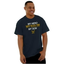 US Navy Logo My Son Hero Sailor Men's Graphic T Shirt Tees Brisco Brands S