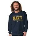 thumbnail image 1 of US Navy Logo Team Strength Value Unisex Plus Size Sweatshirt Brisco Brands 2X, 1 of 5