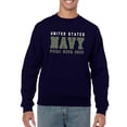 thumbnail image 1 of US Navy Mens Graphic Sweatshirt Navy - United States Navy Pride Cotton Blend Regular Fit, 1 of 4