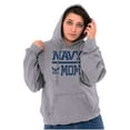 thumbnail image 1 of US Navy Mom Military Anchor Logo Hoodie Sweatshirt Women Brisco Brands S, 1 of 6