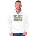thumbnail image 1 of US Navy Peace Doesn’t Preserve Itself Unisex Plus Size Hoodie Brisco Brands 5X, 1 of 5