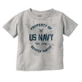 thumbnail image 1 of US Navy Property of Semper Fortis Toddler Boy Girl T Shirt Infant Toddler Brisco Brands 12M, 1 of 6