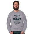 thumbnail image 1 of US Navy Property of Semper Fortis Unisex Plus Size Sweatshirt Brisco Brands 4X, 1 of 5