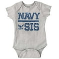 thumbnail image 1 of US Navy Sis Military Anchor Logo Bodysuit Jumper Girls Infant Baby Brisco Brands 12M, 1 of 6