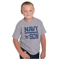 thumbnail image 1 of US Navy Son Military Anchor Logo Boys Kids T Shirt Tees Tops Teen Brisco Brands L, 1 of 6