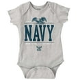 thumbnail image 1 of US Navy Strong As Sea That Made Us Romper Boys or Girls Infant Baby Brisco Brands 12M, 1 of 6