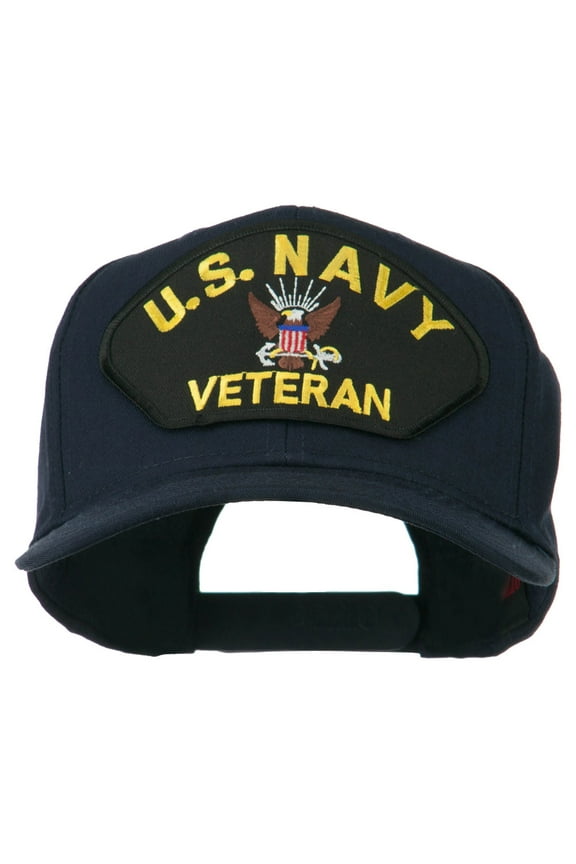 US Navy Veteran Military Patched High Profile Cap - Navy OSFM