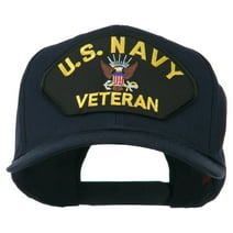 US Navy Veteran Military Patched High Profile Cap - Navy OSFM