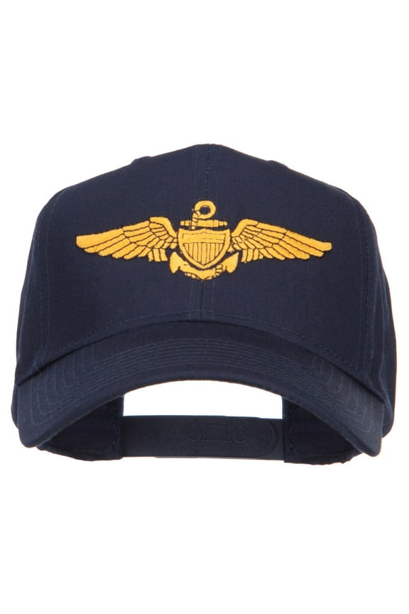 US Navy Wing Embroidered High Cap - Navy OSFM