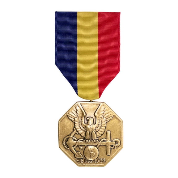 US Navy and Marine Corps USN USMC Full Size Heroism Medal Official Licensed