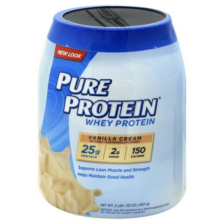 US Nutrition Pure Protein Whey Protein, 32 oz
