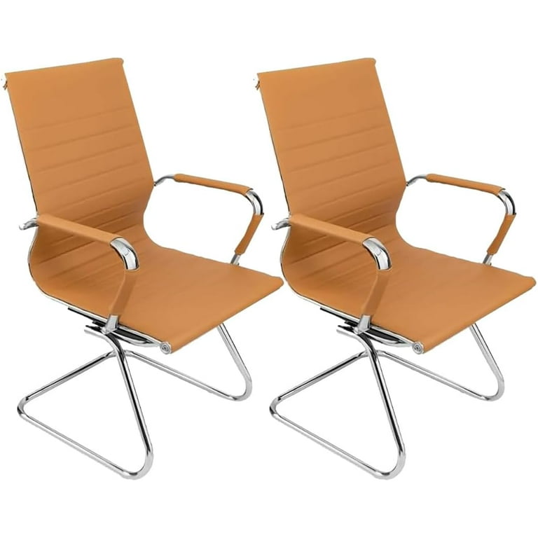 US Office Elements PU Leather Office Guest Chair for Reception