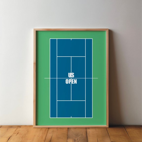 US Open Grand Slam Tennis Sports Field Wall Decoration Unframed Paper Print