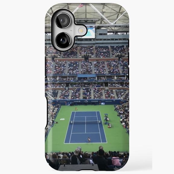 US Open Inspired Tennis Tournament Artwork Phone Case 11 12 13 14 15 17 Pro Max