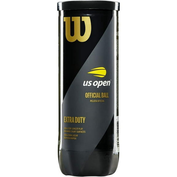 US Open Tennis Balls - 3 Balls General use for long matches on clay or indoor courts