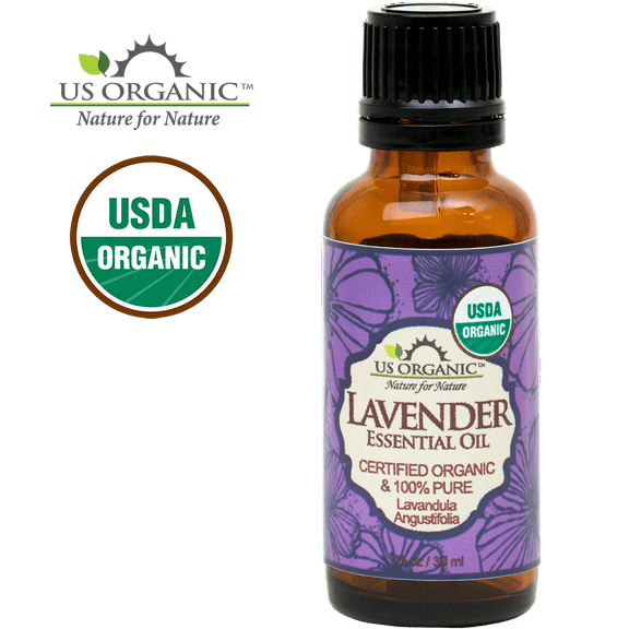 US Organic 100% Pure Certified USDA Organic - Lavender Essential Oil - 30ml