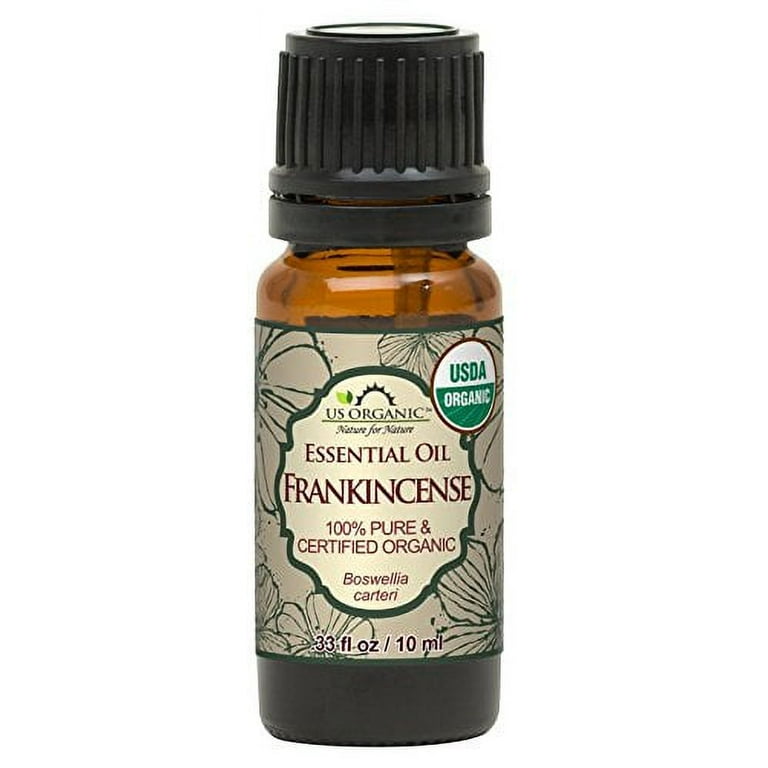 Xencare Frankincense USDA Organic Food Grade Essential Oil, 100% Pure  Natural Undiluted, Edible & Safe to Ingest & for Skin