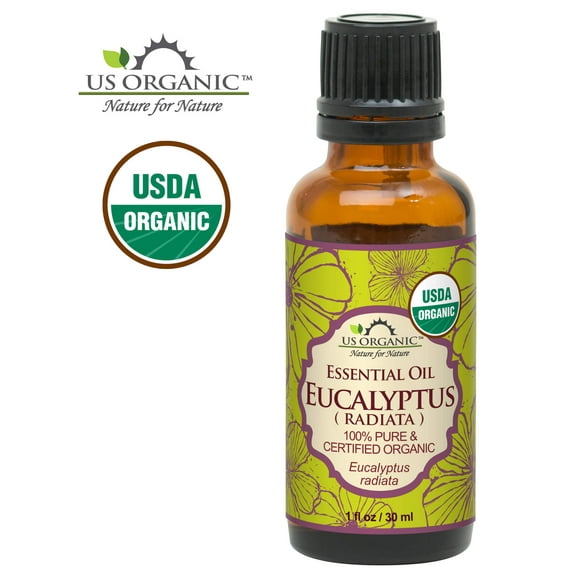 US Organic Eucalyptus Essential Oil (Radiata), 100% Pure Certified USDA Organic