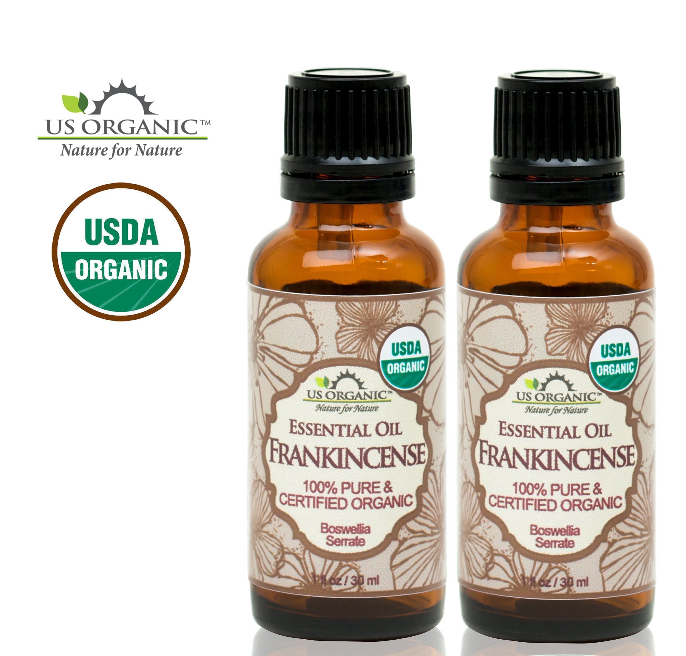 US Organic Frankincense (Boswellia serrata) Essential Oil, 100% Pure Certified USDA Organic