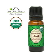 US Organic Lime Essential Oil, 100% Pure Certified USDA Organic