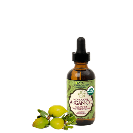 US Organic Moroccan Argan Oil, 100% Pure Certified USDA Organic, 2 oz
