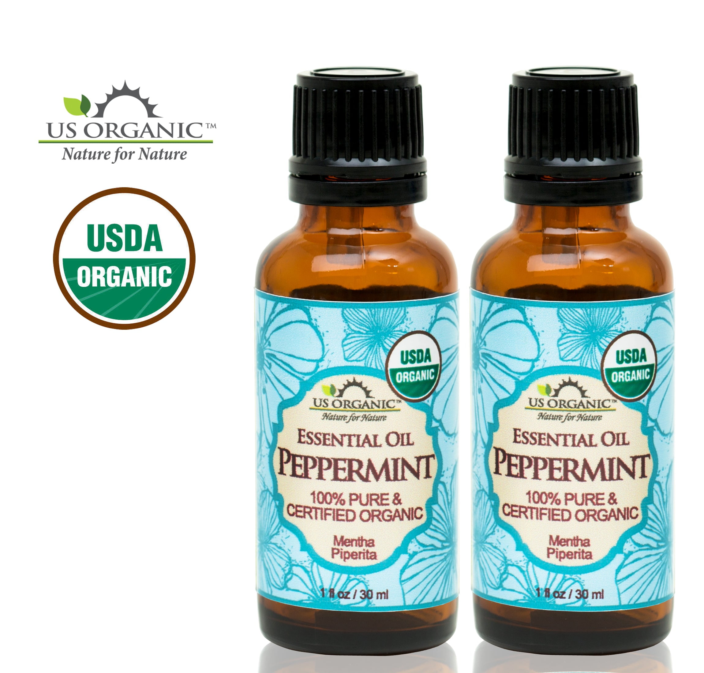 US Organic Peppermint Essential Oil, 100% Pure Certified USDA Organic