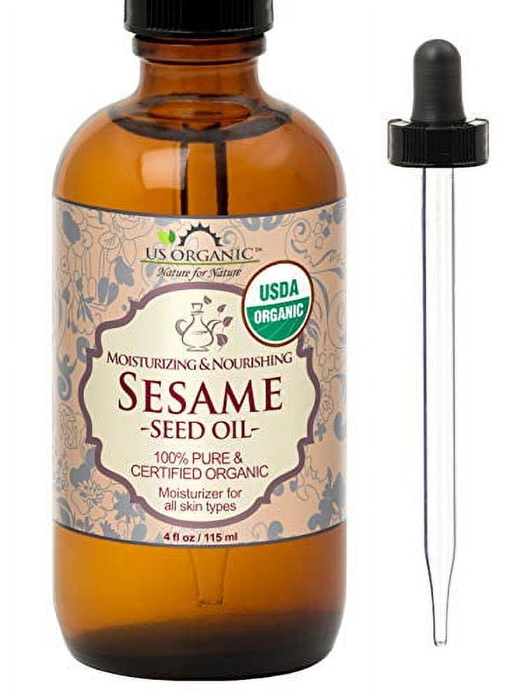 US Organic Sesame Seed Oil, USDA Certified Organic, Untoasted