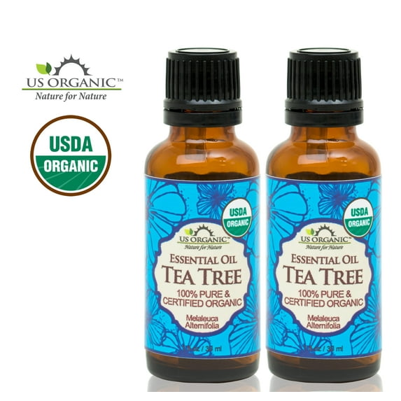 US Organic Tea Tree Essential Oil, 100% Pure Certified USDA Organic