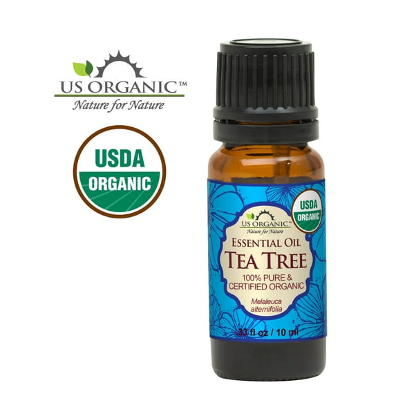 US Organic Tea Tree Essential Oil, 100% Pure Certified USDA Organic
