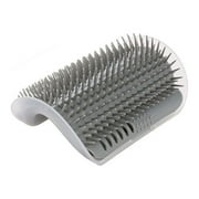 US Pet Cat Self Groomer Brush Wall Corner Mount Grooming Massage Comb Toy Catnip