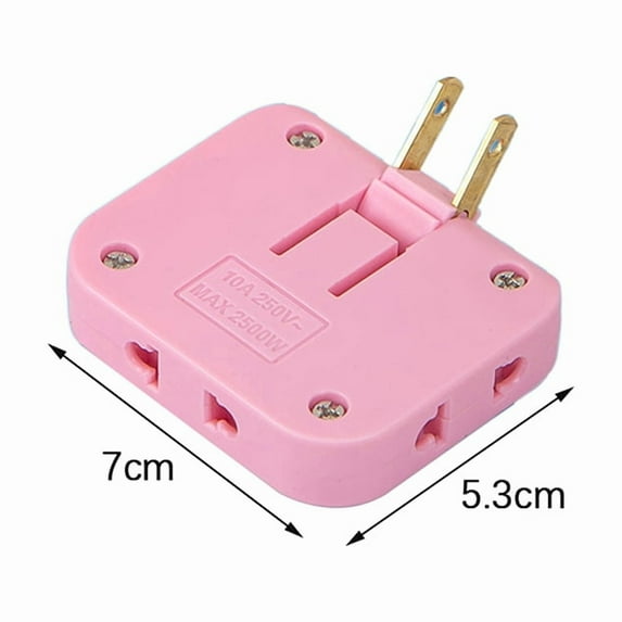 US Plug And Socket 3 In 1 Extension Travel Adaptor AC Outlet Mexico Japan Canada American Eletrical Outlets Power Converter