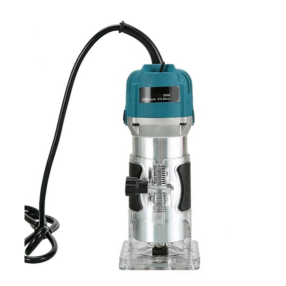 US Plug Electric Trimmer Wood Router Woodworking Trimming Milling Engraving Slotting Machine Linear Guide Rail